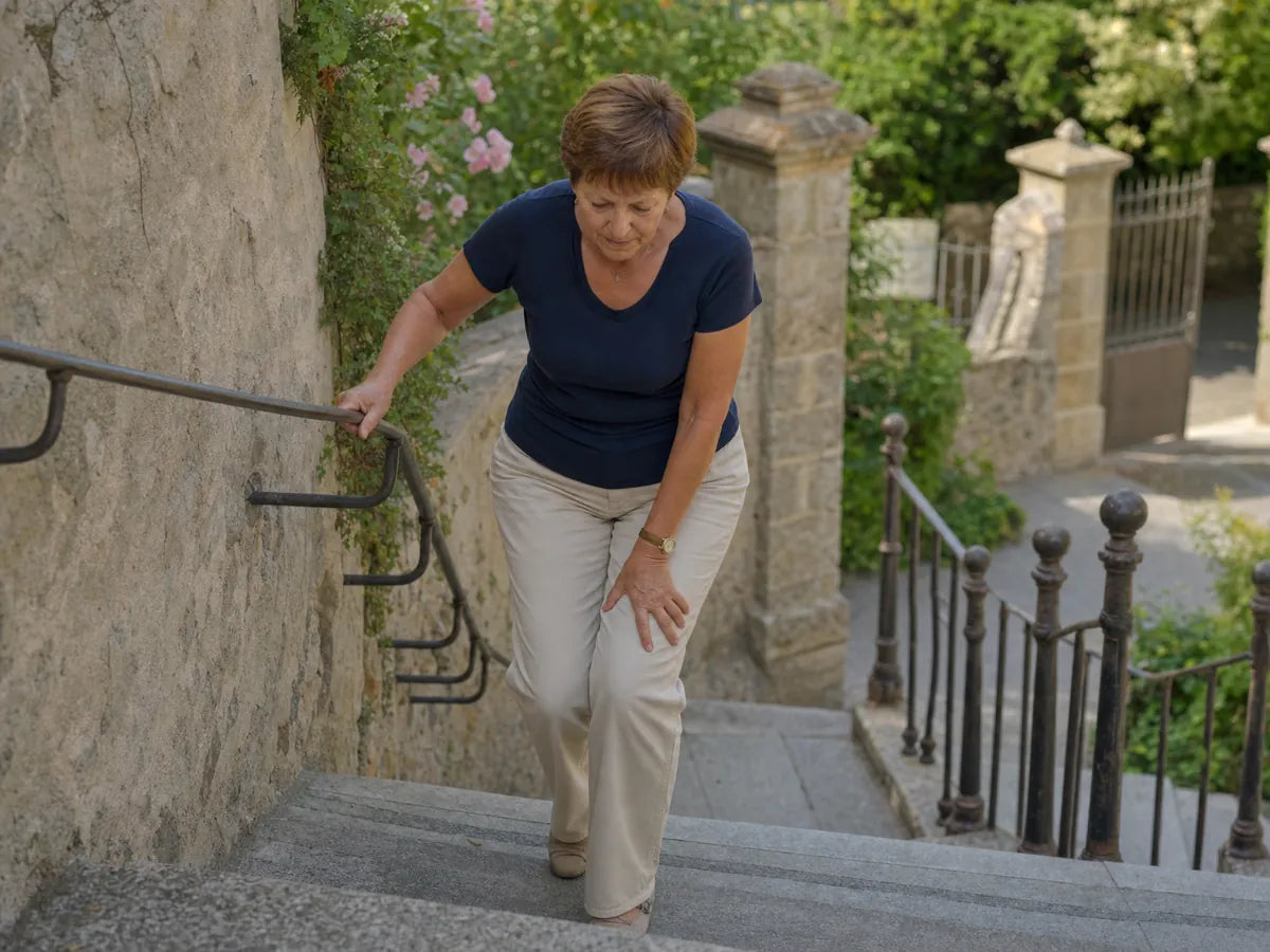 Les escaliers deviennent une épreuve
